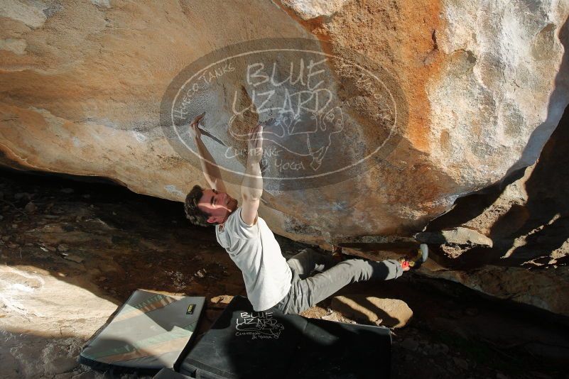 Bouldering in Hueco Tanks on 01/19/2020 with Blue Lizard Climbing and Yoga

Filename: SRM_20200119_1636160.jpg
Aperture: f/8.0
Shutter Speed: 1/250
Body: Canon EOS-1D Mark II
Lens: Canon EF 16-35mm f/2.8 L
