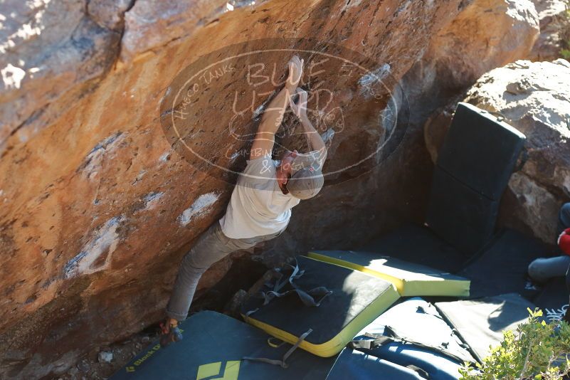 Bouldering in Hueco Tanks on 01/19/2020 with Blue Lizard Climbing and Yoga
Filename: SRM_20200119_1718390.jpg
Aperture: f/3.5
Shutter Speed: 1/320
Body: Canon EOS-1D Mark II
Lens: Canon EF 50mm f/1.8 II