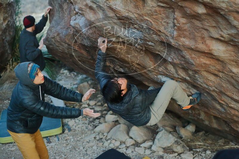 Bouldering in Hueco Tanks on 01/19/2020 with Blue Lizard Climbing and Yoga

Filename: SRM_20200119_1830120.jpg
Aperture: f/2.8
Shutter Speed: 1/250
Body: Canon EOS-1D Mark II
Lens: Canon EF 50mm f/1.8 II