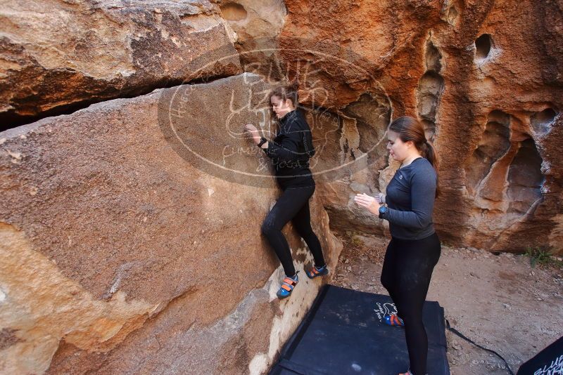 Bouldering in Hueco Tanks on 01/26/2020 with Blue Lizard Climbing and Yoga
Filename: SRM_20200126_1124110.jpg
Aperture: f/5.0
Shutter Speed: 1/200
Body: Canon EOS-1D Mark II
Lens: Canon EF 16-35mm f/2.8 L