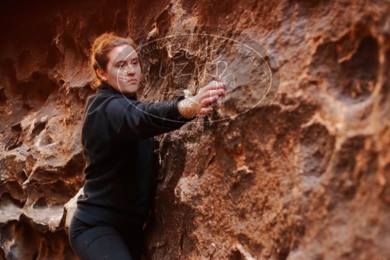 Bouldering in Hueco Tanks on 01/26/2020 with Blue Lizard Climbing and Yoga
Filename: SRM_20200126_1255570.jpg
Aperture: f/2.2
Shutter Speed: 1/125
Body: Canon EOS-1D Mark II
Lens: Canon EF 50mm f/1.8 II