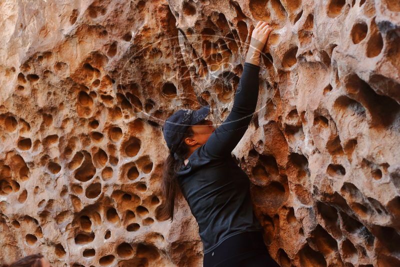 Bouldering in Hueco Tanks on 01/26/2020 with Blue Lizard Climbing and Yoga

Filename: SRM_20200126_1302560.jpg
Aperture: f/3.5
Shutter Speed: 1/125
Body: Canon EOS-1D Mark II
Lens: Canon EF 50mm f/1.8 II