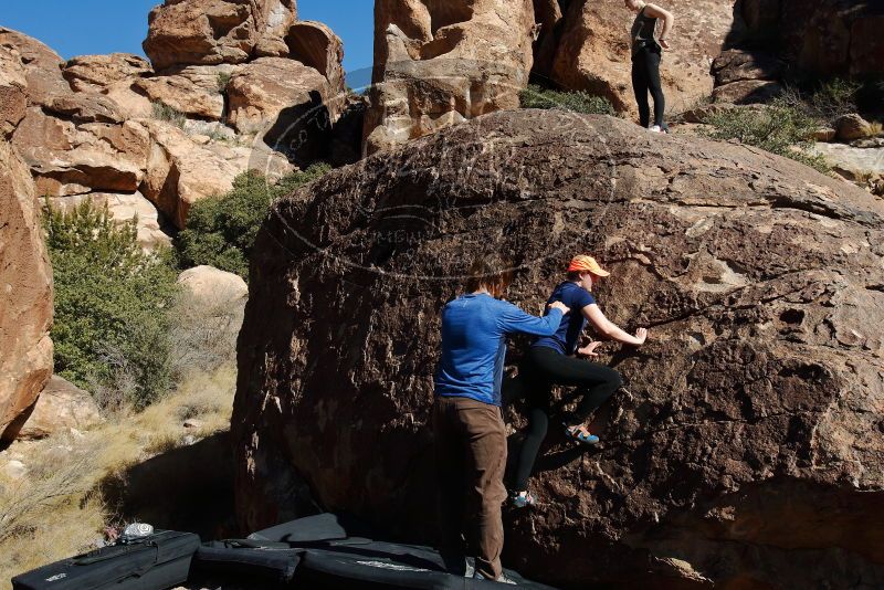 Bouldering in Hueco Tanks on 01/26/2020 with Blue Lizard Climbing and Yoga

Filename: SRM_20200126_1425300.jpg
Aperture: f/8.0
Shutter Speed: 1/400
Body: Canon EOS-1D Mark II
Lens: Canon EF 16-35mm f/2.8 L