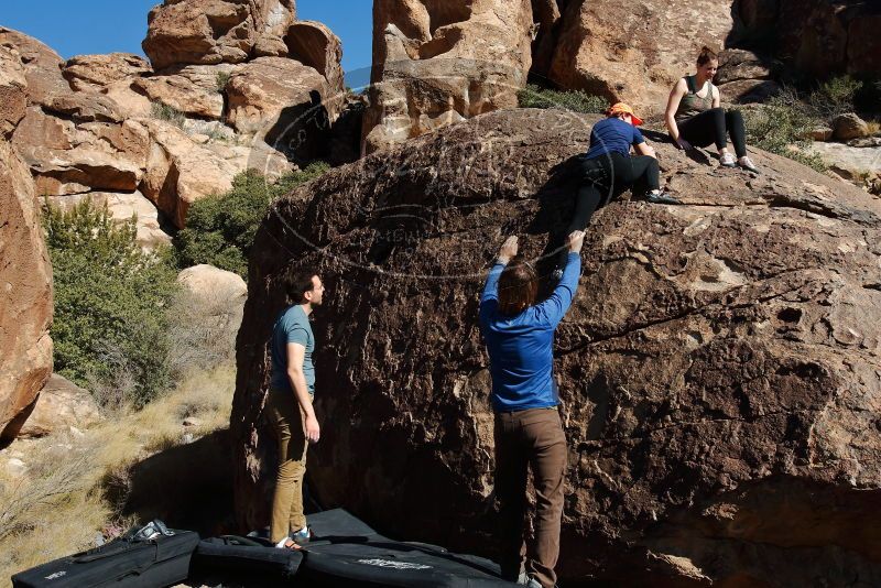 Bouldering in Hueco Tanks on 01/26/2020 with Blue Lizard Climbing and Yoga

Filename: SRM_20200126_1428540.jpg
Aperture: f/8.0
Shutter Speed: 1/400
Body: Canon EOS-1D Mark II
Lens: Canon EF 16-35mm f/2.8 L