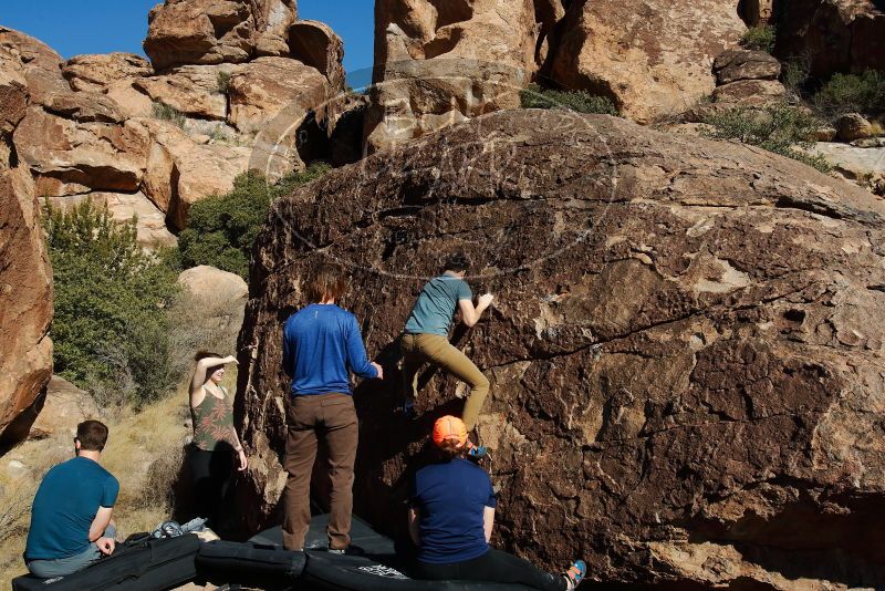 Bouldering in Hueco Tanks on 01/26/2020 with Blue Lizard Climbing and Yoga

Filename: SRM_20200126_1512000.jpg
Aperture: f/10.0
Shutter Speed: 1/400
Body: Canon EOS-1D Mark II
Lens: Canon EF 16-35mm f/2.8 L