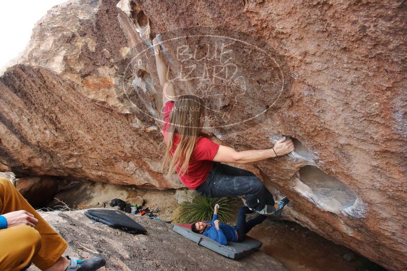 Bouldering in Hueco Tanks on 01/27/2020 with Blue Lizard Climbing and Yoga

Filename: SRM_20200127_1104190.jpg
Aperture: f/6.3
Shutter Speed: 1/250
Body: Canon EOS-1D Mark II
Lens: Canon EF 16-35mm f/2.8 L
