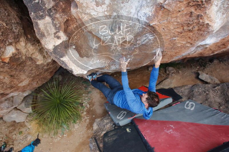 Bouldering in Hueco Tanks on 01/27/2020 with Blue Lizard Climbing and Yoga
Filename: SRM_20200127_1111380.jpg
Aperture: f/5.0
Shutter Speed: 1/250
Body: Canon EOS-1D Mark II
Lens: Canon EF 16-35mm f/2.8 L