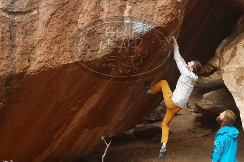 Bouldering in Hueco Tanks on 01/27/2020 with Blue Lizard Climbing and Yoga
Filename: SRM_20200127_1135410.jpg
Aperture: f/5.0
Shutter Speed: 1/320
Body: Canon EOS-1D Mark II
Lens: Canon EF 50mm f/1.8 II
