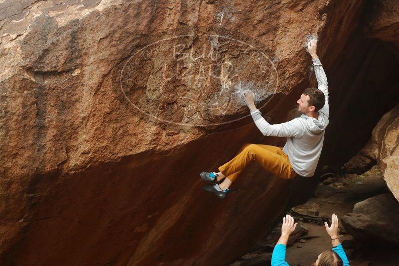 Bouldering in Hueco Tanks on 01/27/2020 with Blue Lizard Climbing and Yoga
Filename: SRM_20200127_1136010.jpg
Aperture: f/6.3
Shutter Speed: 1/320
Body: Canon EOS-1D Mark II
Lens: Canon EF 50mm f/1.8 II