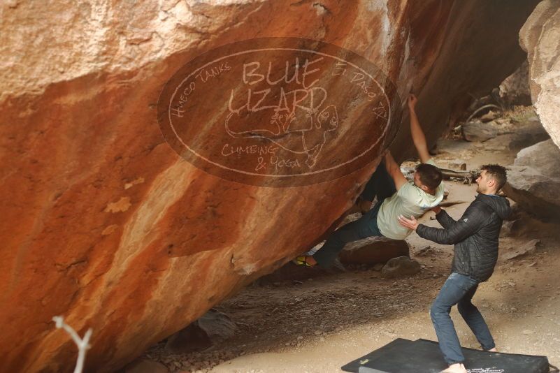 Bouldering in Hueco Tanks on 01/27/2020 with Blue Lizard Climbing and Yoga

Filename: SRM_20200127_1138500.jpg
Aperture: f/3.2
Shutter Speed: 1/320
Body: Canon EOS-1D Mark II
Lens: Canon EF 50mm f/1.8 II