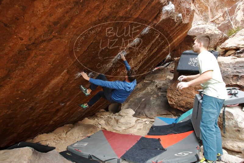 Bouldering in Hueco Tanks on 01/27/2020 with Blue Lizard Climbing and Yoga
Filename: SRM_20200127_1245150.jpg
Aperture: f/4.5
Shutter Speed: 1/250
Body: Canon EOS-1D Mark II
Lens: Canon EF 16-35mm f/2.8 L