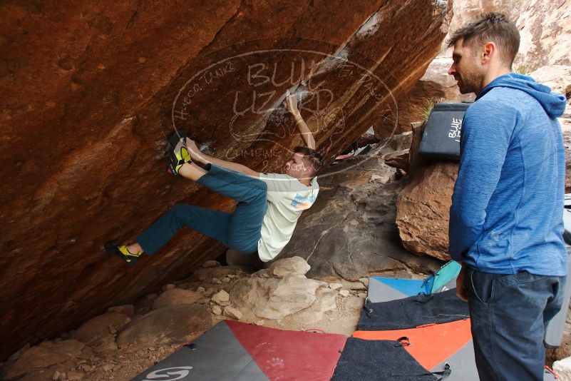 Bouldering in Hueco Tanks on 01/27/2020 with Blue Lizard Climbing and Yoga
Filename: SRM_20200127_1248320.jpg
Aperture: f/4.5
Shutter Speed: 1/250
Body: Canon EOS-1D Mark II
Lens: Canon EF 16-35mm f/2.8 L
