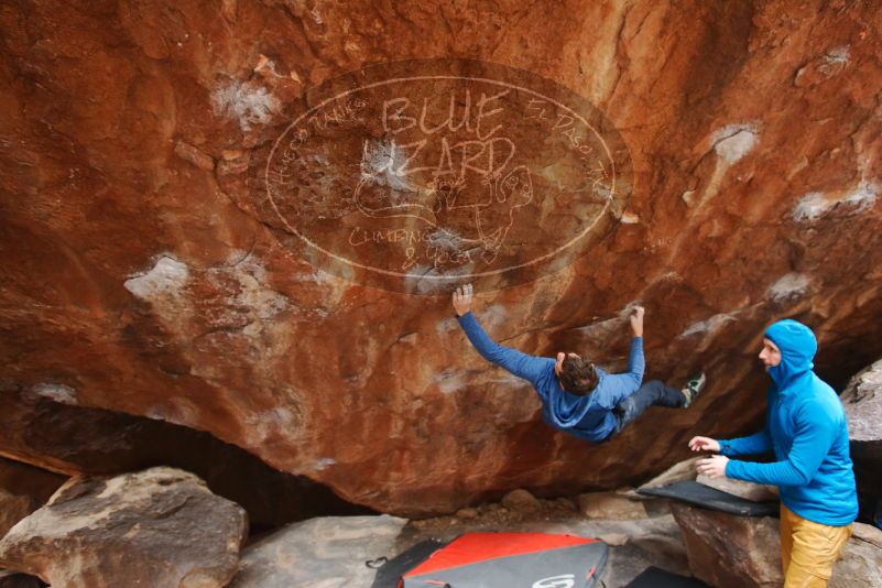 Bouldering in Hueco Tanks on 01/27/2020 with Blue Lizard Climbing and Yoga
Filename: SRM_20200127_1357400.jpg
Aperture: f/4.0
Shutter Speed: 1/250
Body: Canon EOS-1D Mark II
Lens: Canon EF 16-35mm f/2.8 L