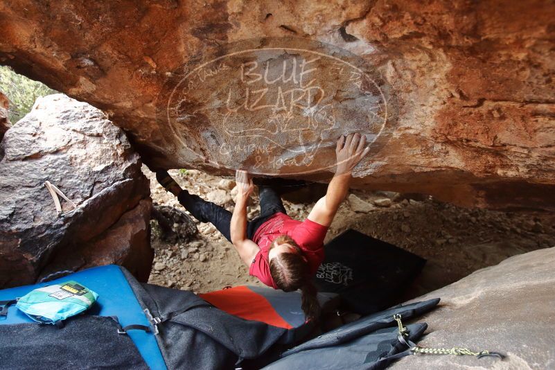 Bouldering in Hueco Tanks on 01/27/2020 with Blue Lizard Climbing and Yoga
Filename: SRM_20200127_1605110.jpg
Aperture: f/3.5
Shutter Speed: 1/250
Body: Canon EOS-1D Mark II
Lens: Canon EF 16-35mm f/2.8 L