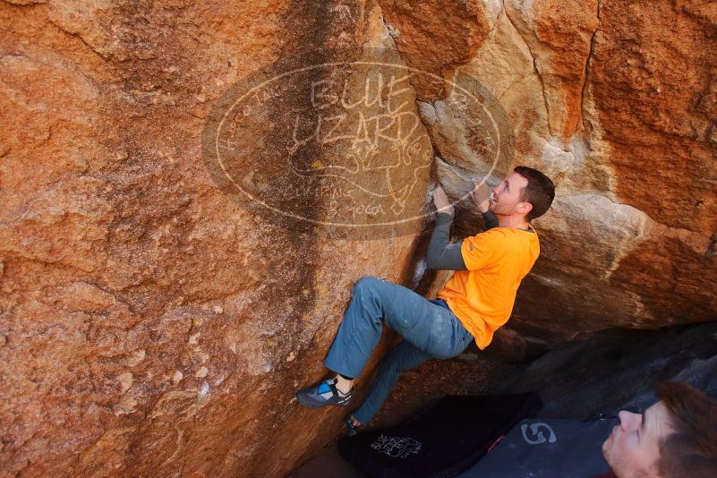 Bouldering in Hueco Tanks on 01/29/2020 with Blue Lizard Climbing and Yoga

Filename: SRM_20200129_1150550.jpg
Aperture: f/5.6
Shutter Speed: 1/250
Body: Canon EOS-1D Mark II
Lens: Canon EF 16-35mm f/2.8 L