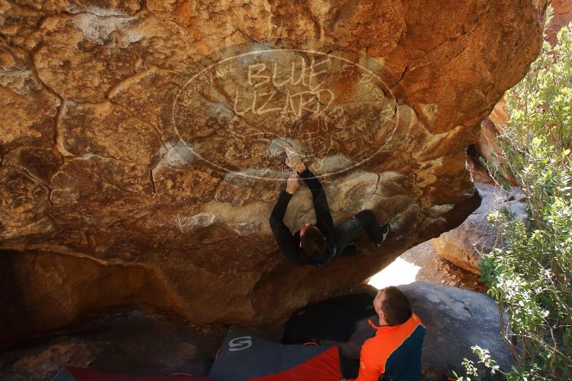 Bouldering in Hueco Tanks on 01/29/2020 with Blue Lizard Climbing and Yoga

Filename: SRM_20200129_1228130.jpg
Aperture: f/5.0
Shutter Speed: 1/250
Body: Canon EOS-1D Mark II
Lens: Canon EF 16-35mm f/2.8 L