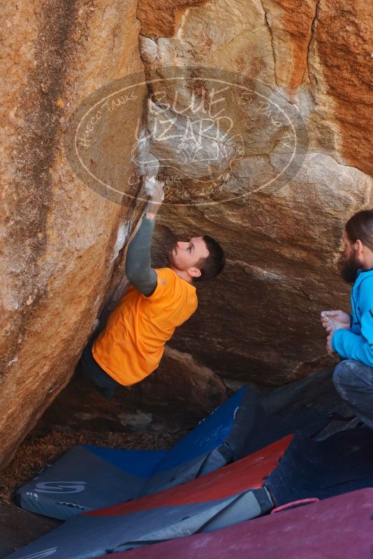 Bouldering in Hueco Tanks on 01/29/2020 with Blue Lizard Climbing and Yoga

Filename: SRM_20200129_1255540.jpg
Aperture: f/4.0
Shutter Speed: 1/250
Body: Canon EOS-1D Mark II
Lens: Canon EF 50mm f/1.8 II