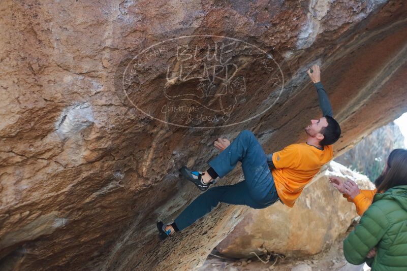 Bouldering in Hueco Tanks on 01/29/2020 with Blue Lizard Climbing and Yoga

Filename: SRM_20200129_1347500.jpg
Aperture: f/3.2
Shutter Speed: 1/400
Body: Canon EOS-1D Mark II
Lens: Canon EF 50mm f/1.8 II
