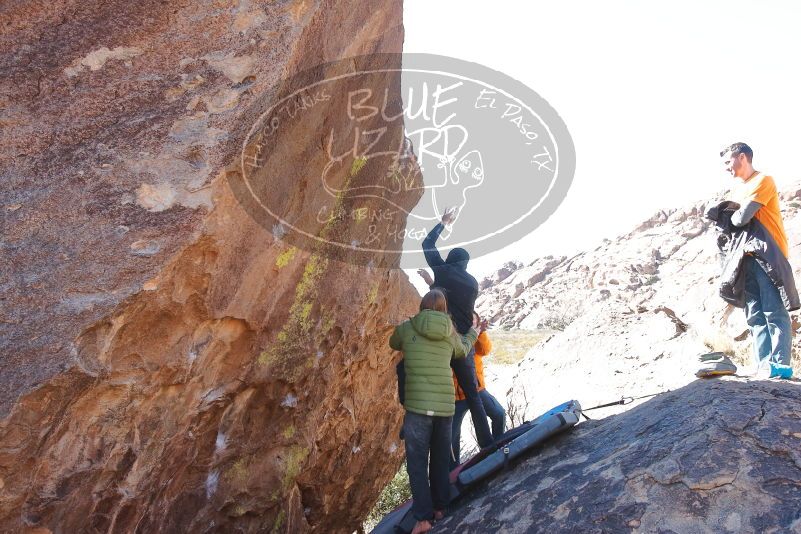 Bouldering in Hueco Tanks on 01/29/2020 with Blue Lizard Climbing and Yoga

Filename: SRM_20200129_1400391.jpg
Aperture: f/4.5
Shutter Speed: 1/400
Body: Canon EOS-1D Mark II
Lens: Canon EF 16-35mm f/2.8 L