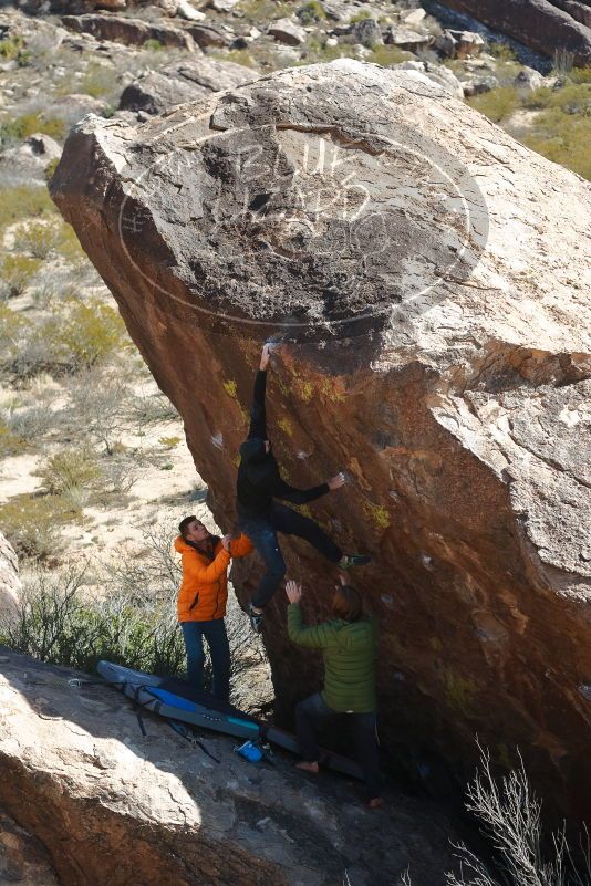 Bouldering in Hueco Tanks on 01/29/2020 with Blue Lizard Climbing and Yoga

Filename: SRM_20200129_1406373.jpg
Aperture: f/4.0
Shutter Speed: 1/500
Body: Canon EOS-1D Mark II
Lens: Canon EF 50mm f/1.8 II