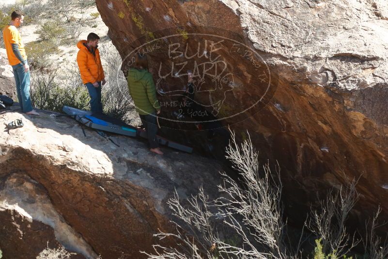 Bouldering in Hueco Tanks on 01/29/2020 with Blue Lizard Climbing and Yoga

Filename: SRM_20200129_1413290.jpg
Aperture: f/4.0
Shutter Speed: 1/400
Body: Canon EOS-1D Mark II
Lens: Canon EF 50mm f/1.8 II