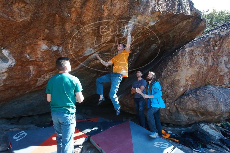 Bouldering in Hueco Tanks on 01/29/2020 with Blue Lizard Climbing and Yoga

Filename: SRM_20200129_1509151.jpg
Aperture: f/7.1
Shutter Speed: 1/320
Body: Canon EOS-1D Mark II
Lens: Canon EF 16-35mm f/2.8 L