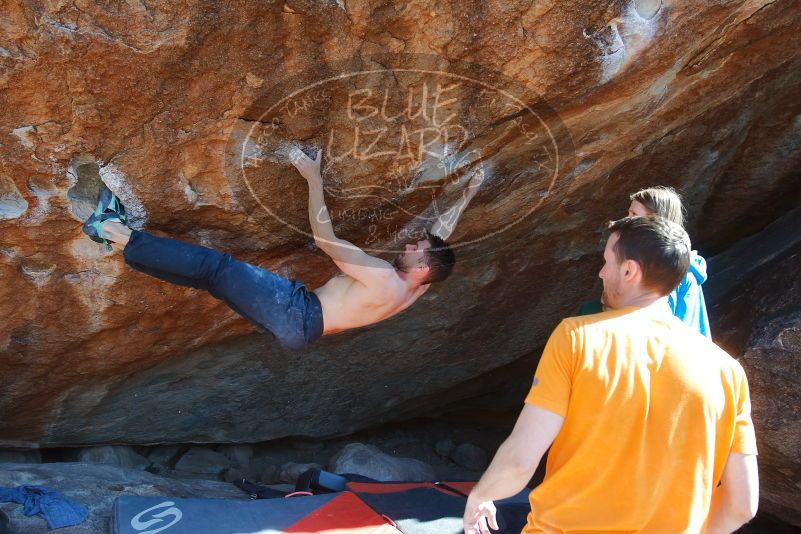 Bouldering in Hueco Tanks on 01/29/2020 with Blue Lizard Climbing and Yoga

Filename: SRM_20200129_1515170.jpg
Aperture: f/6.3
Shutter Speed: 1/320
Body: Canon EOS-1D Mark II
Lens: Canon EF 16-35mm f/2.8 L