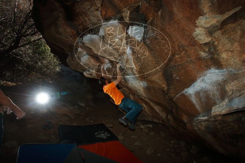 Bouldering in Hueco Tanks on 01/29/2020 with Blue Lizard Climbing and Yoga
Filename: SRM_20200129_1606130.jpg
Aperture: f/8.0
Shutter Speed: 1/250
Body: Canon EOS-1D Mark II
Lens: Canon EF 16-35mm f/2.8 L