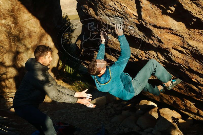 Bouldering in Hueco Tanks on 01/29/2020 with Blue Lizard Climbing and Yoga

Filename: SRM_20200129_1803260.jpg
Aperture: f/4.5
Shutter Speed: 1/500
Body: Canon EOS-1D Mark II
Lens: Canon EF 50mm f/1.8 II