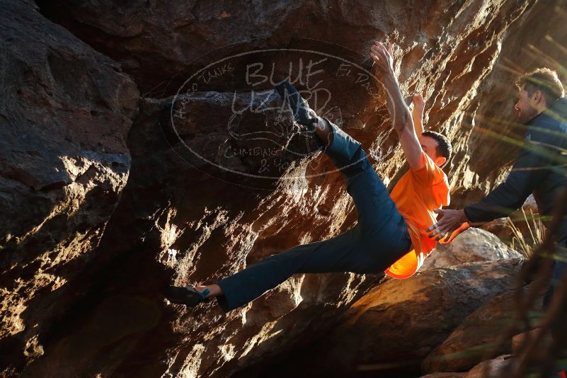 Bouldering in Hueco Tanks on 01/29/2020 with Blue Lizard Climbing and Yoga

Filename: SRM_20200129_1807320.jpg
Aperture: f/3.5
Shutter Speed: 1/500
Body: Canon EOS-1D Mark II
Lens: Canon EF 50mm f/1.8 II