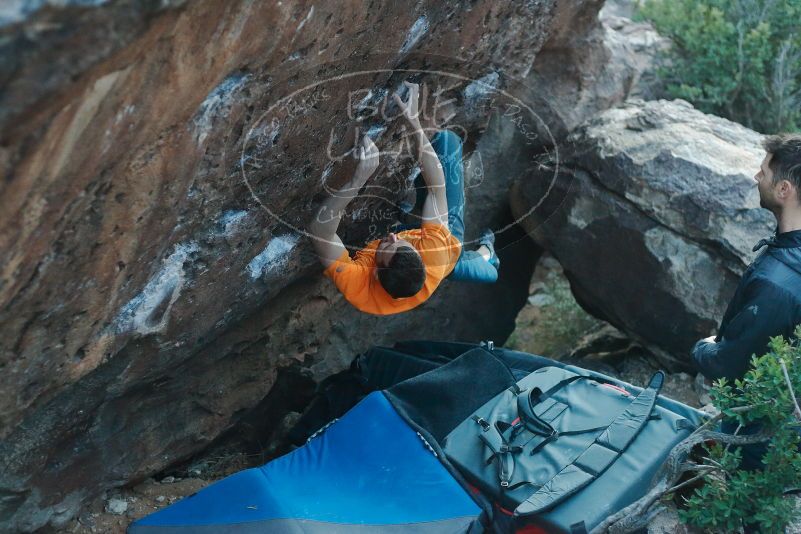 Bouldering in Hueco Tanks on 01/29/2020 with Blue Lizard Climbing and Yoga

Filename: SRM_20200129_1829520.jpg
Aperture: f/2.8
Shutter Speed: 1/250
Body: Canon EOS-1D Mark II
Lens: Canon EF 50mm f/1.8 II