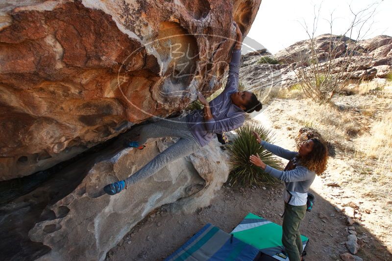 Bouldering in Hueco Tanks on 02/01/2020 with Blue Lizard Climbing and Yoga

Filename: SRM_20200201_1116310.jpg
Aperture: f/7.1
Shutter Speed: 1/250
Body: Canon EOS-1D Mark II
Lens: Canon EF 16-35mm f/2.8 L