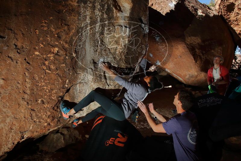 Bouldering in Hueco Tanks on 02/01/2020 with Blue Lizard Climbing and Yoga
Filename: SRM_20200201_1341170.jpg
Aperture: f/8.0
Shutter Speed: 1/250
Body: Canon EOS-1D Mark II
Lens: Canon EF 16-35mm f/2.8 L