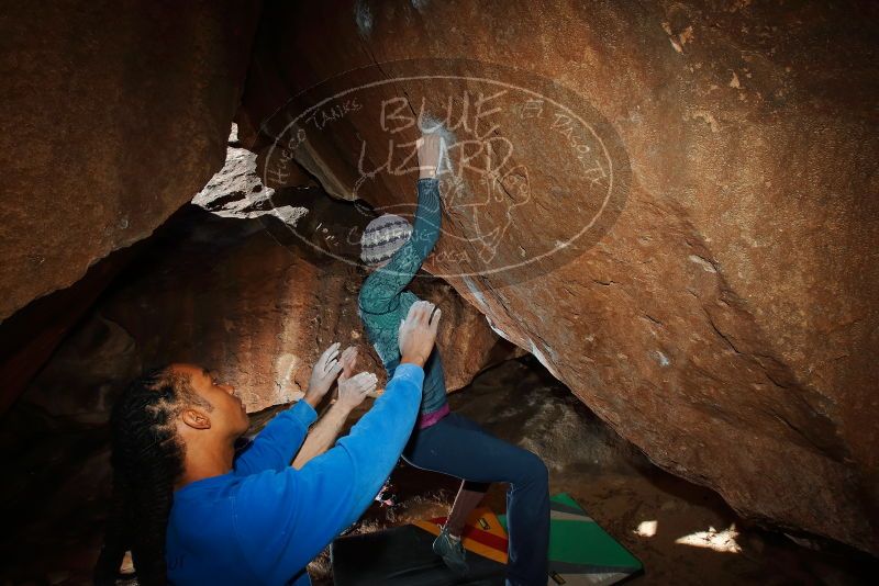 Bouldering in Hueco Tanks on 02/01/2020 with Blue Lizard Climbing and Yoga

Filename: SRM_20200201_1406200.jpg
Aperture: f/8.0
Shutter Speed: 1/250
Body: Canon EOS-1D Mark II
Lens: Canon EF 16-35mm f/2.8 L