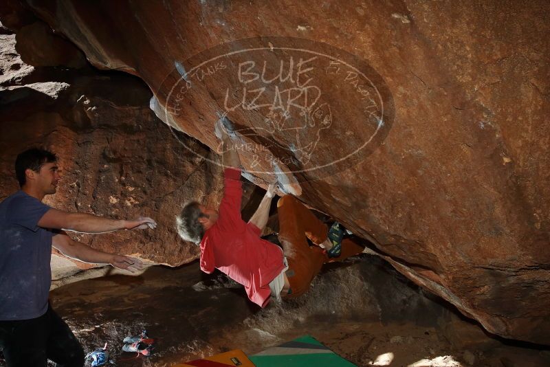 Bouldering in Hueco Tanks on 02/01/2020 with Blue Lizard Climbing and Yoga

Filename: SRM_20200201_1409470.jpg
Aperture: f/8.0
Shutter Speed: 1/250
Body: Canon EOS-1D Mark II
Lens: Canon EF 16-35mm f/2.8 L