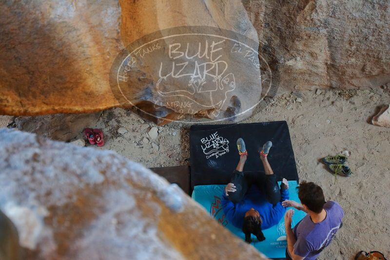 Bouldering in Hueco Tanks on 02/01/2020 with Blue Lizard Climbing and Yoga

Filename: SRM_20200201_1437110.jpg
Aperture: f/3.2
Shutter Speed: 1/250
Body: Canon EOS-1D Mark II
Lens: Canon EF 16-35mm f/2.8 L