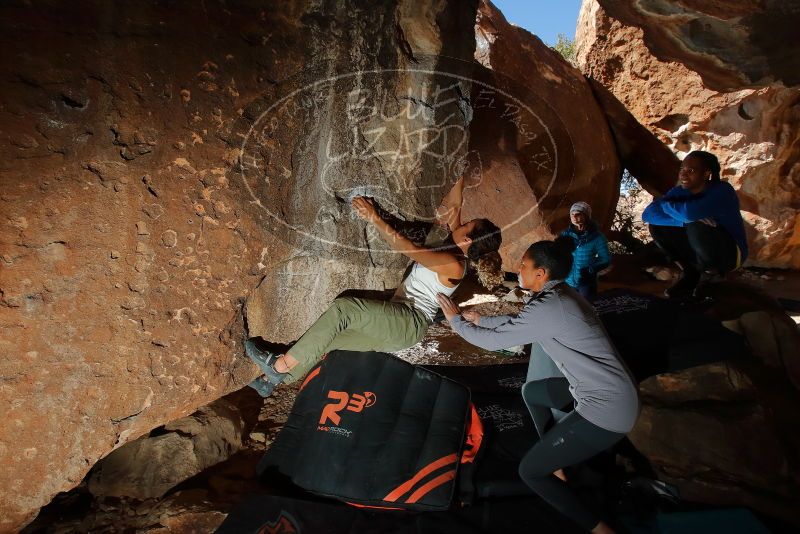 Bouldering in Hueco Tanks on 02/01/2020 with Blue Lizard Climbing and Yoga

Filename: SRM_20200201_1447410.jpg
Aperture: f/8.0
Shutter Speed: 1/250
Body: Canon EOS-1D Mark II
Lens: Canon EF 16-35mm f/2.8 L