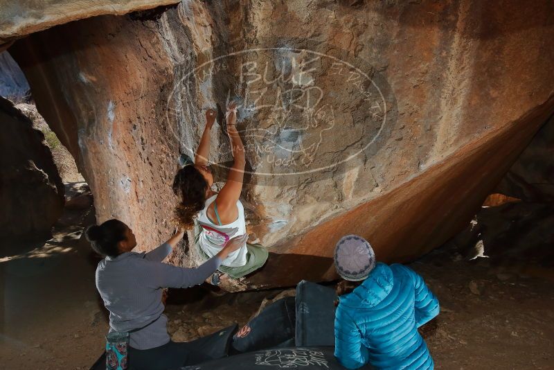 Bouldering in Hueco Tanks on 02/01/2020 with Blue Lizard Climbing and Yoga

Filename: SRM_20200201_1512120.jpg
Aperture: f/8.0
Shutter Speed: 1/250
Body: Canon EOS-1D Mark II
Lens: Canon EF 16-35mm f/2.8 L