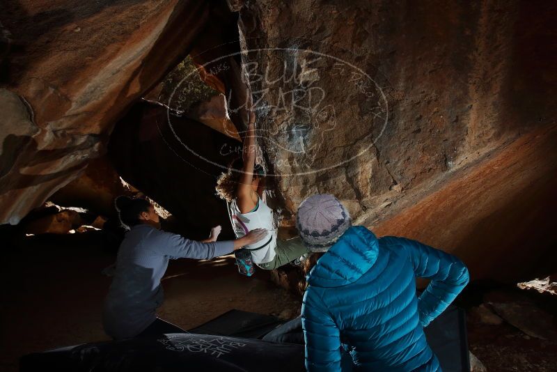 Bouldering in Hueco Tanks on 02/01/2020 with Blue Lizard Climbing and Yoga

Filename: SRM_20200201_1559580.jpg
Aperture: f/8.0
Shutter Speed: 1/250
Body: Canon EOS-1D Mark II
Lens: Canon EF 16-35mm f/2.8 L