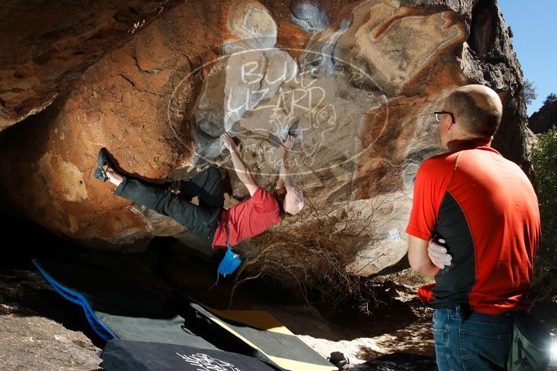 Bouldering in Hueco Tanks on 02/08/2020 with Blue Lizard Climbing and Yoga
Filename: SRM_20200208_1202480.jpg
Aperture: f/8.0
Shutter Speed: 1/250
Body: Canon EOS-1D Mark II
Lens: Canon EF 16-35mm f/2.8 L
