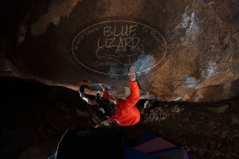 Bouldering in Hueco Tanks on 02/08/2020 with Blue Lizard Climbing and Yoga

Filename: SRM_20200208_1419010.jpg
Aperture: f/5.6
Shutter Speed: 1/250
Body: Canon EOS-1D Mark II
Lens: Canon EF 16-35mm f/2.8 L