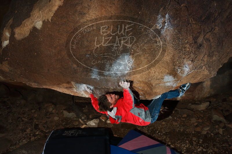 Bouldering in Hueco Tanks on 02/08/2020 with Blue Lizard Climbing and Yoga
Filename: SRM_20200208_1419420.jpg
Aperture: f/5.6
Shutter Speed: 1/250
Body: Canon EOS-1D Mark II
Lens: Canon EF 16-35mm f/2.8 L