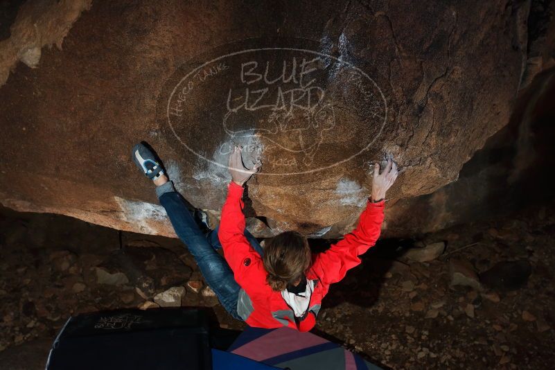 Bouldering in Hueco Tanks on 02/08/2020 with Blue Lizard Climbing and Yoga

Filename: SRM_20200208_1419590.jpg
Aperture: f/5.6
Shutter Speed: 1/250
Body: Canon EOS-1D Mark II
Lens: Canon EF 16-35mm f/2.8 L