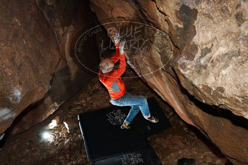 Bouldering in Hueco Tanks on 02/08/2020 with Blue Lizard Climbing and Yoga

Filename: SRM_20200208_1446250.jpg
Aperture: f/5.6
Shutter Speed: 1/250
Body: Canon EOS-1D Mark II
Lens: Canon EF 16-35mm f/2.8 L