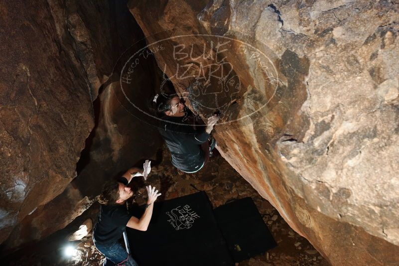 Bouldering in Hueco Tanks on 02/08/2020 with Blue Lizard Climbing and Yoga

Filename: SRM_20200208_1502280.jpg
Aperture: f/5.6
Shutter Speed: 1/250
Body: Canon EOS-1D Mark II
Lens: Canon EF 16-35mm f/2.8 L