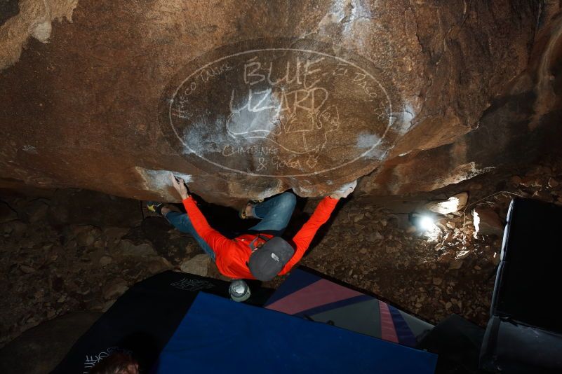 Bouldering in Hueco Tanks on 02/08/2020 with Blue Lizard Climbing and Yoga

Filename: SRM_20200208_1504210.jpg
Aperture: f/5.6
Shutter Speed: 1/250
Body: Canon EOS-1D Mark II
Lens: Canon EF 16-35mm f/2.8 L
