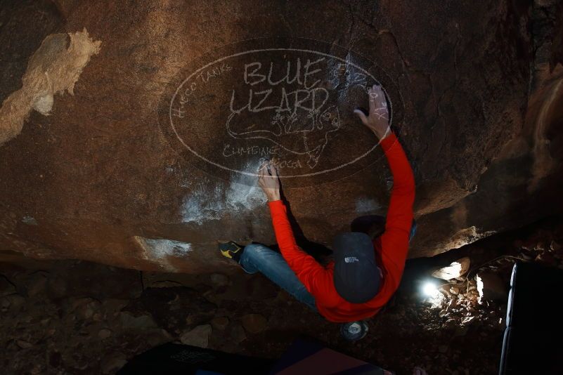Bouldering in Hueco Tanks on 02/08/2020 with Blue Lizard Climbing and Yoga
Filename: SRM_20200208_1504390.jpg
Aperture: f/5.6
Shutter Speed: 1/250
Body: Canon EOS-1D Mark II
Lens: Canon EF 16-35mm f/2.8 L