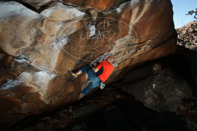 Bouldering in Hueco Tanks on 02/08/2020 with Blue Lizard Climbing and Yoga
Filename: SRM_20200208_1624450.jpg
Aperture: f/8.0
Shutter Speed: 1/250
Body: Canon EOS-1D Mark II
Lens: Canon EF 16-35mm f/2.8 L
