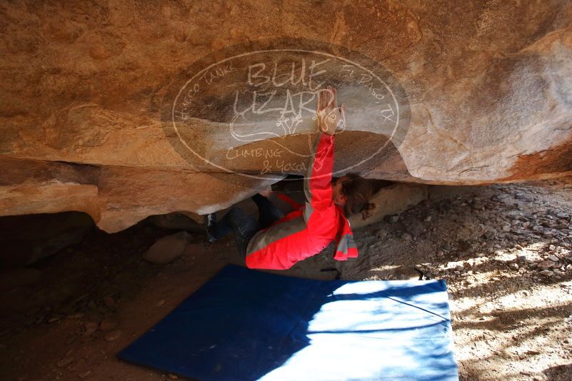 Bouldering in Hueco Tanks on 02/08/2020 with Blue Lizard Climbing and Yoga
Filename: SRM_20200208_1637180.jpg
Aperture: f/3.2
Shutter Speed: 1/250
Body: Canon EOS-1D Mark II
Lens: Canon EF 16-35mm f/2.8 L