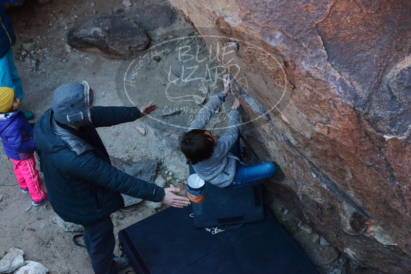 Bouldering in Hueco Tanks on 01/06/2020 with Blue Lizard Climbing and Yoga

Filename: SRM_20200106_1101530.jpg
Aperture: f/3.5
Shutter Speed: 1/250
Body: Canon EOS-1D Mark II
Lens: Canon EF 50mm f/1.8 II
